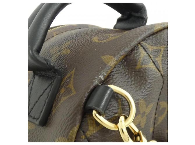 Zaino Louis Vuitton Monogram Palm Springs MINI Marrone - vista 7