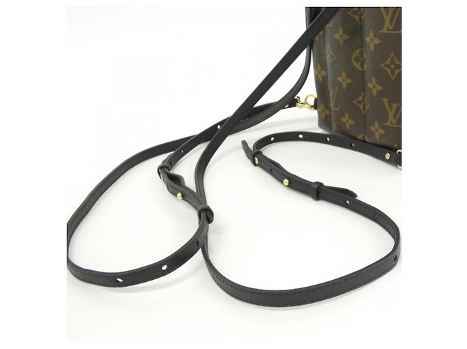 Zaino Louis Vuitton Monogram Palm Springs MINI Marrone - vista 9
