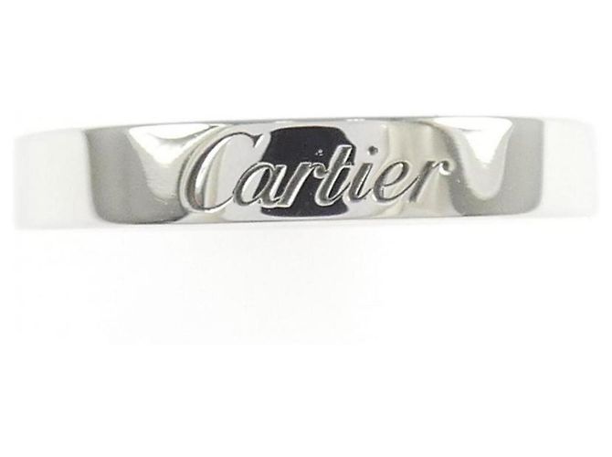 Cartier Gravierter Platinring - Ansicht 2