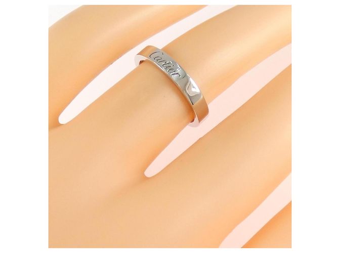 Cartier Gravierter Platinring - Ansicht 3
