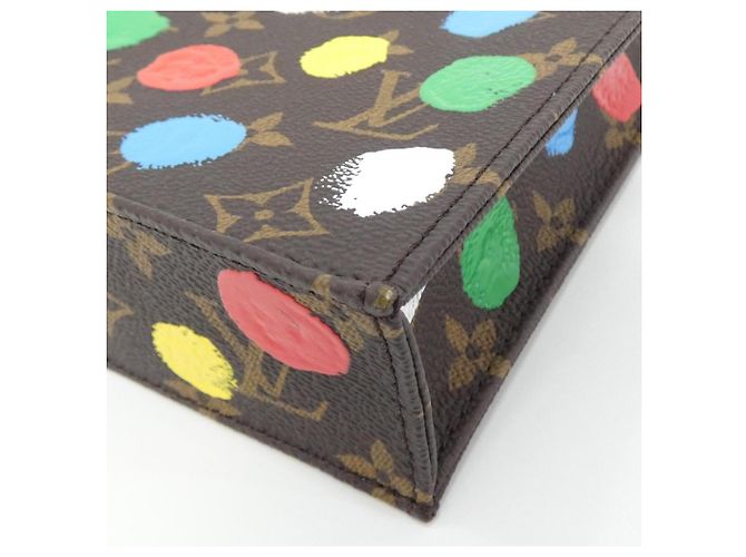 Borsa Louis Vuitton Monogram Petite Sac Plat Marrone Monogramma - vista 2