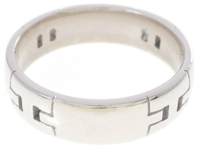Hermès Ring aus Weißgold Größe 59 - Ansicht 2
