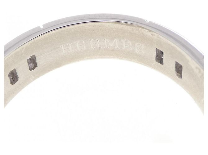 Hermès Ring aus Weißgold Größe 59 - Ansicht 3