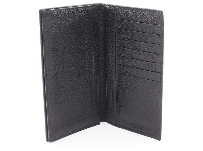 Bulgari Bvlgari Classico Bi-fold Long Wallet Black - view 3