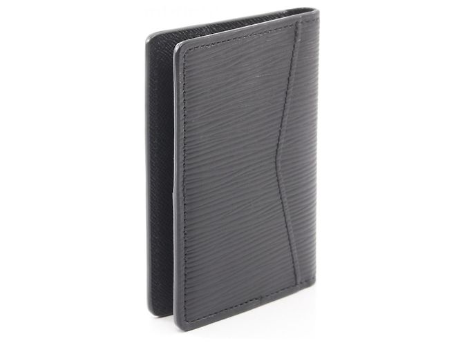 Organizer Louis Vuitton Epi Leather Card Case Black - view 2