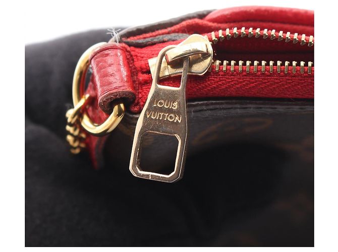 Clutch 2-Way Louis Vuitton Pallas Marrone Rosso Fuschia - vista 10