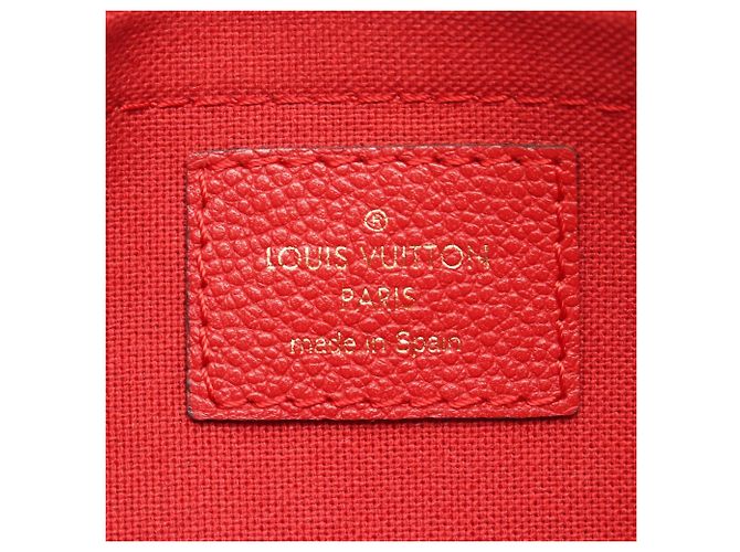 Clutch 2-Way Louis Vuitton Pallas Marrone Rosso Fuschia - vista 4