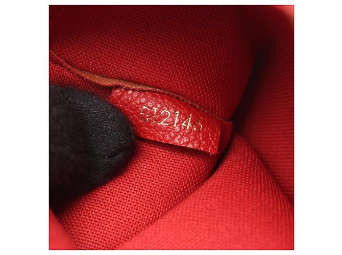 Clutch 2-Way Louis Vuitton Pallas Marrone Rosso Fuschia - vista 5