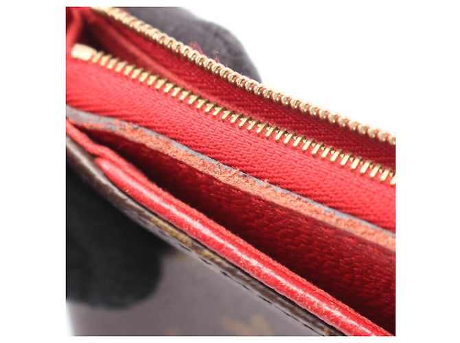 Clutch 2-Way Louis Vuitton Pallas Marrone Rosso Fuschia - vista 8