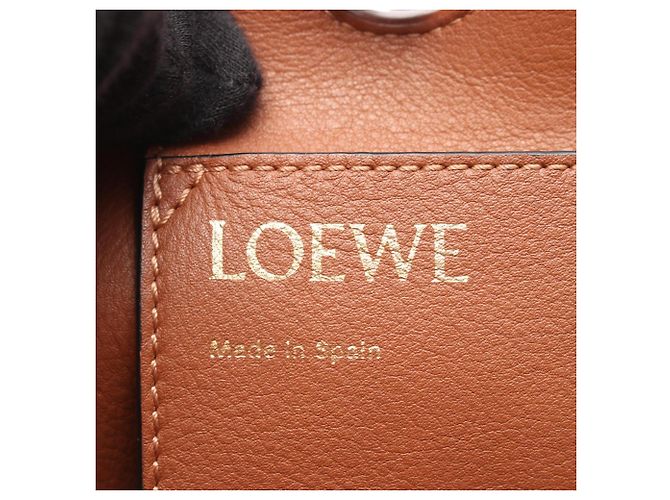 Borsa Tote 2-Way Loewe Anagram Marrone Beige - vista 4
