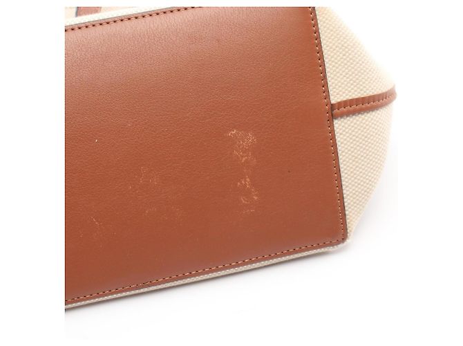 Borsa Tote 2-Way Loewe Anagram Marrone Beige - vista 5