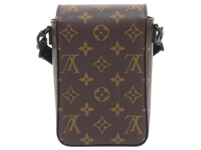 Louis Vuitton Monogram Macassar S-Lock Vertical Shoulder Bag Braun - Ansicht 2