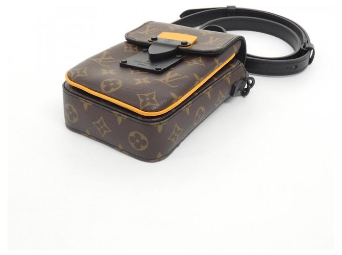 Louis Vuitton Monogram Macassar S-Lock Vertical Shoulder Bag Braun - Ansicht 3