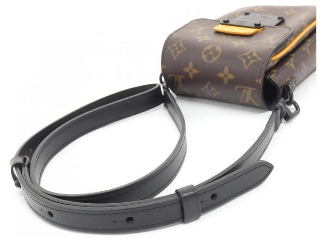 Louis Vuitton Monogram Macassar S-Lock Vertical Shoulder Bag Braun - Ansicht 5