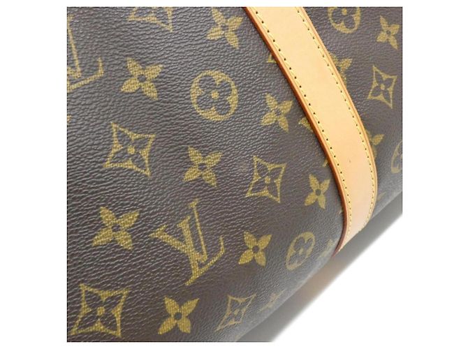 Sac Boston Louis Vuitton Monogram Keepall Bandoulière 60cm Marron - vue 2