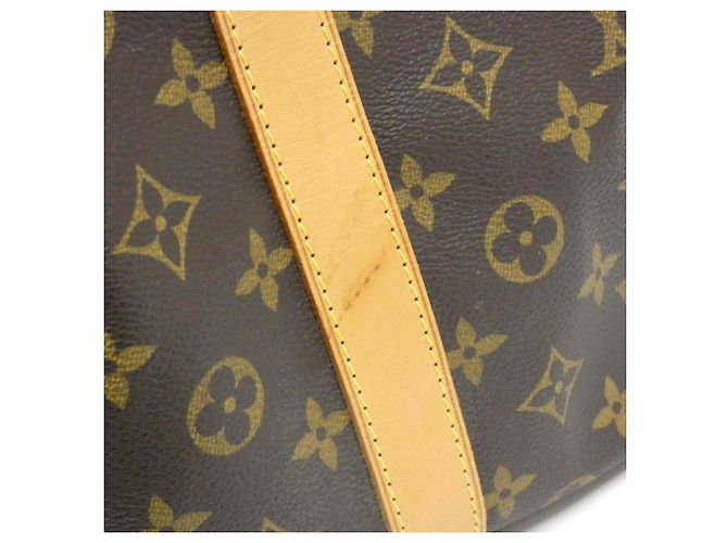 Sac Boston Louis Vuitton Monogram Keepall Bandoulière 60cm Marron - vue 4