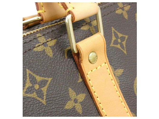 Sac Boston Louis Vuitton Monogram Keepall Bandoulière 60cm Marron - vue 5