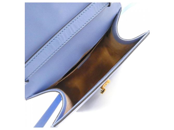 Borsa Gucci Sylvie in pelle azzurro chiaro Blu chiaro - vista 10