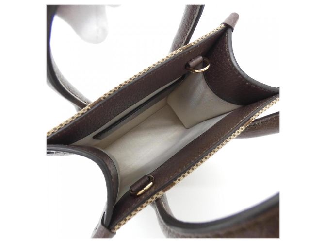 Gucci 699406 UKMDG Borsa Marrone Cammello - vista 6