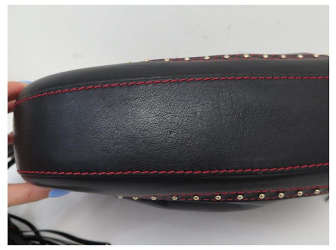 Borsa a Spalla in Pelle Nera LANCEL LES LIONNES Nero - vista 16