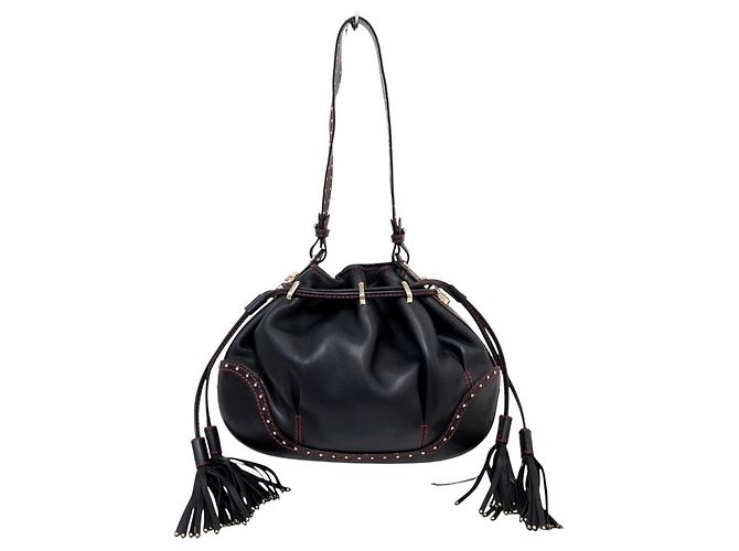 Borsa a Spalla in Pelle Nera LANCEL LES LIONNES Nero - vista 2