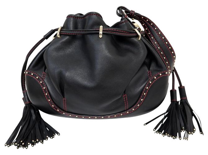 Borsa a Spalla in Pelle Nera LANCEL LES LIONNES Nero - vista 3