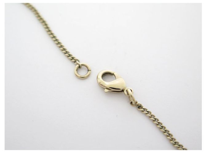 NUOVO COLLANA CON PENDENTE CUORE CHANEL ABC964 LOGO CC STRASS ORO D'oro - vista 6