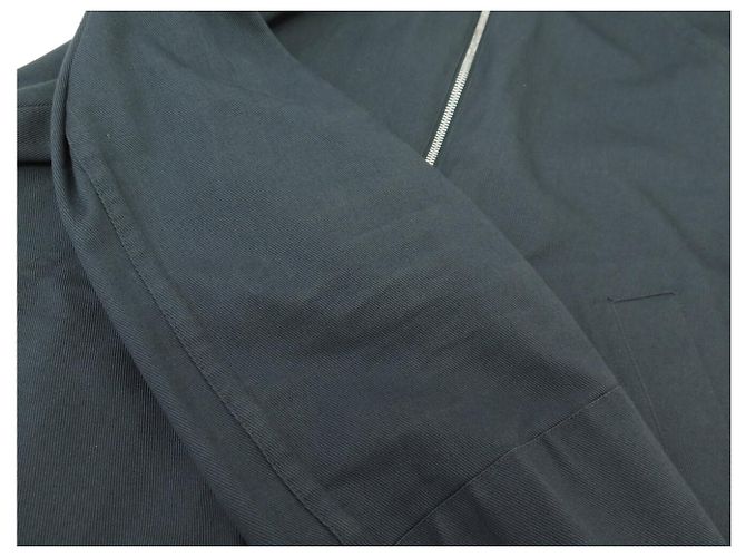 Hermès HERMES REVERSIBLE BOMBER JACKET L 52 IN POLYESTER BLUE Navy blue - view 18