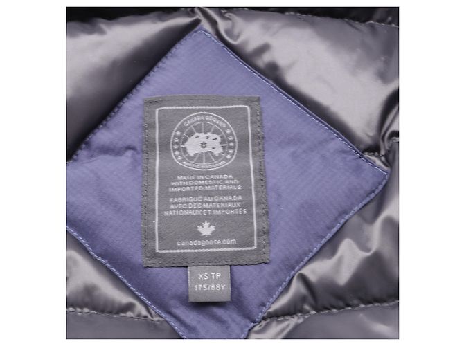 Canada Goose Down Lodge Jacke in Navy Polyamid Blau Marineblau - Ansicht 4