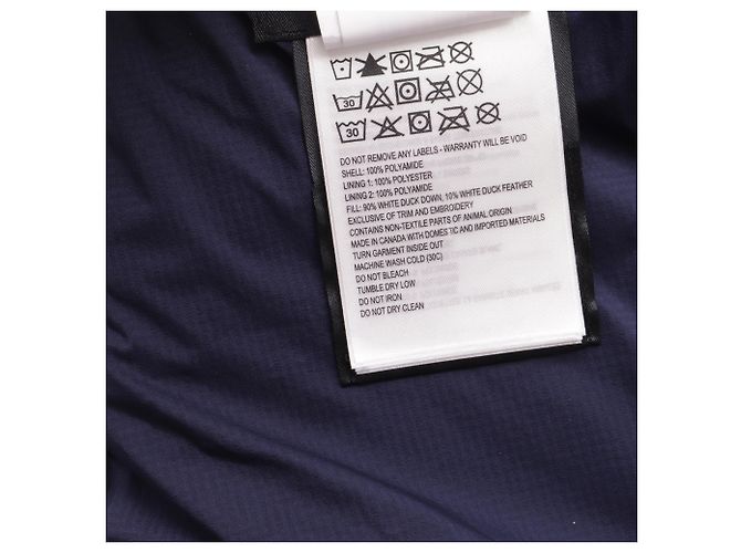 Canada Goose Down Lodge Jacke in Navy Polyamid Blau Marineblau - Ansicht 6
