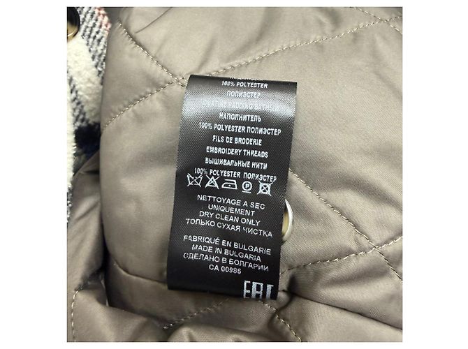 Veste matelassée en flanelle à carreaux Ervey Isabel Marant Etoile en laine multicolore - vue 6