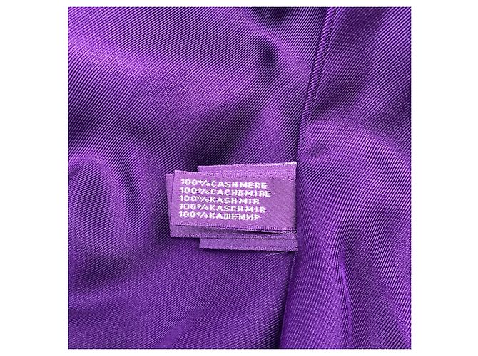 Blazer peplum Ralph Lauren Collection en cashmere violeta Púrpura - vista 6
