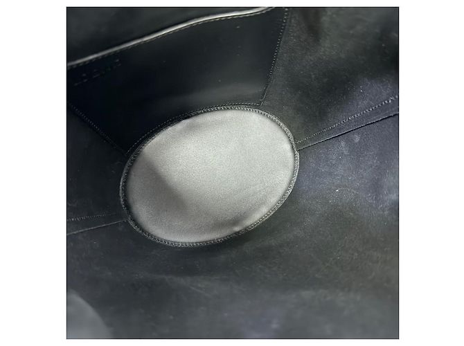 Piccola borsa a secchiello Balloon di Loewe in pelle nera e marrone Nero - vista 9