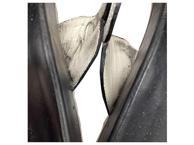 Sandali slide traforati Sophia Webster in pelle bianco e nero - vista 10