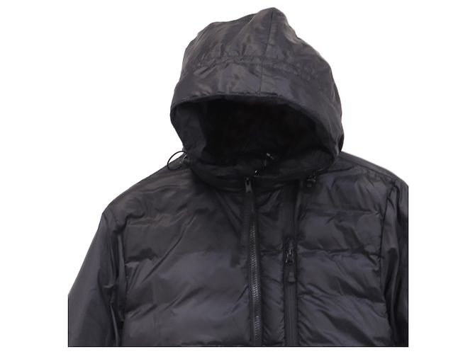 Canada Goose Lodge Hoody Black Label in schwarzem Polyamid - Ansicht 2