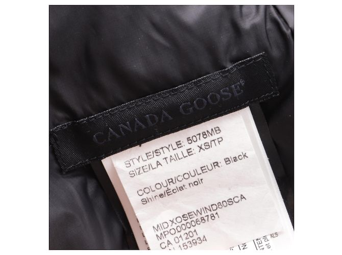 Canada Goose Lodge Hoody Black Label in schwarzem Polyamid - Ansicht 5