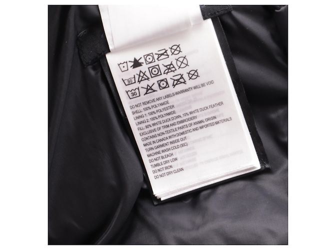 Canada Goose Lodge Hoody Black Label in schwarzem Polyamid - Ansicht 6