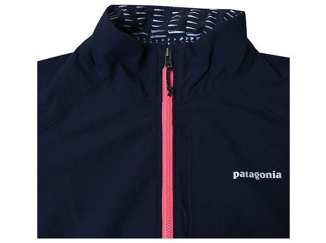 Autre Marque Giacca con zip Patagonia in nylon blu navy - vista 5