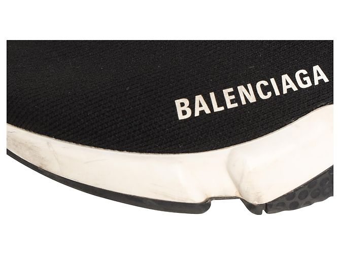 Balenciaga Speed Sneaker aus schwarzem Polyester - Ansicht 10