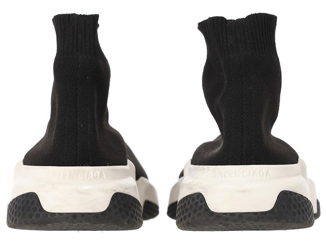 Balenciaga Speed Sneaker aus schwarzem Polyester - Ansicht 3