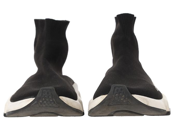 Balenciaga Speed Sneaker aus schwarzem Polyester - Ansicht 4