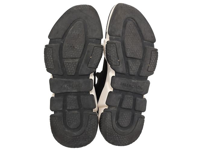 Balenciaga Speed Sneaker aus schwarzem Polyester - Ansicht 5