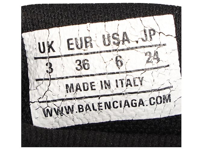 Balenciaga Speed Sneaker aus schwarzem Polyester - Ansicht 9