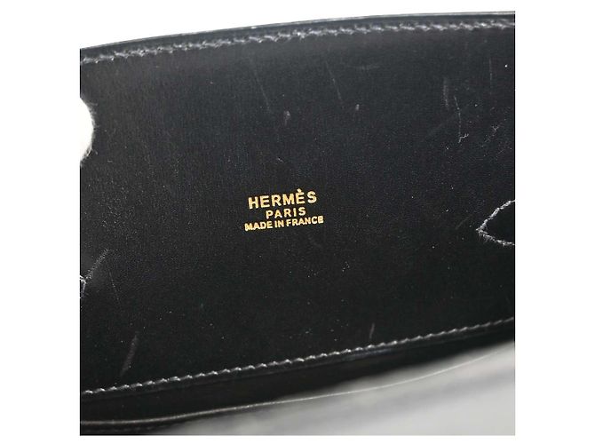 Hermès Hermes Kelly Sport Box Calf MM Nero - vista 5