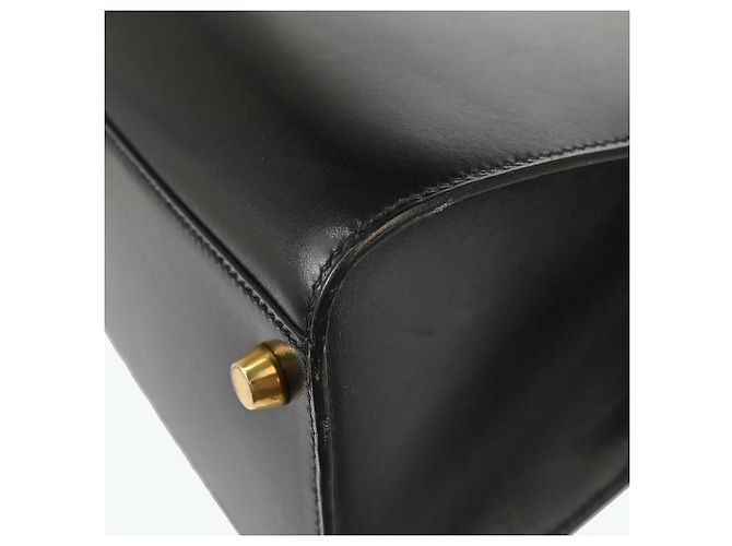 Hermès Hermes Kelly Sport Box Calf MM Nero - vista 7