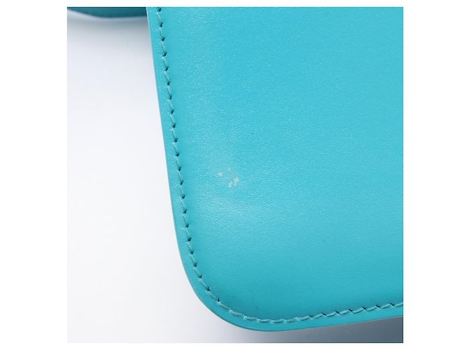 Borsa a tracolla in pelle Balenciaga B Dot Blu - vista 12