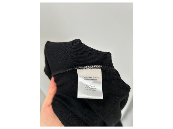Autre Marque Falda larga negra de viscosa MUSIER Negro - vista 4