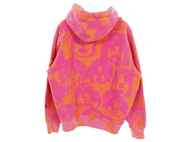 Supreme Supreme × Yohji Yamamoto Cotton Hoodie Pink Orange - Ansicht 2