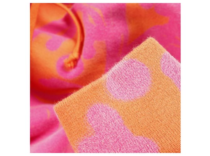 Supreme Supreme × Yohji Yamamoto Cotton Hoodie Pink Orange - Ansicht 7
