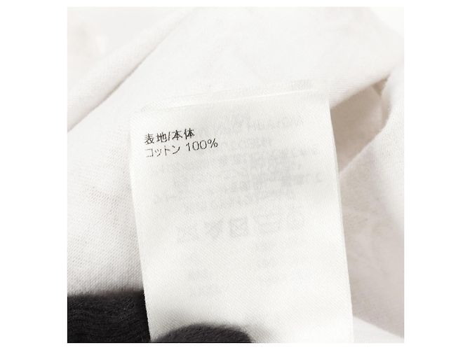 Top in cotone Monogram Louis Vuitton Bianco D'oro - vista 4